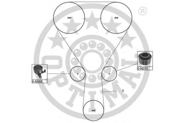 SK1652 Optimal kit correa de distribución