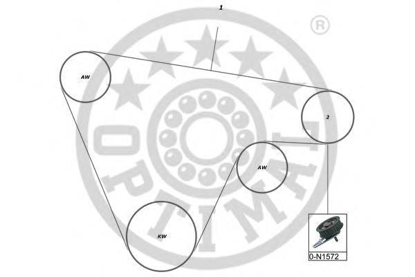 SK-1664 Optimal kit correa de distribución