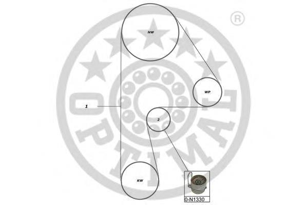 SK-1591 Optimal kit correa de distribución