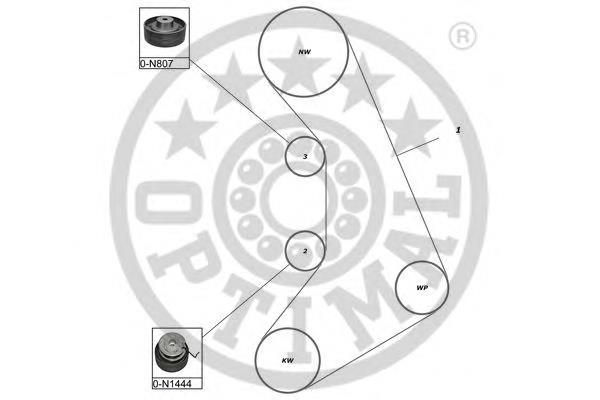 074198119L VAG Kit correa de distribución