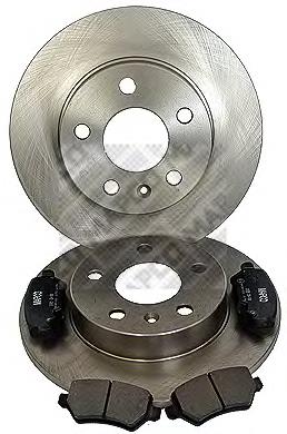 Disco de freno trasero 1515065 Opel