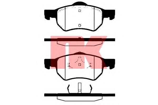 229319 NK pastillas de freno delanteras