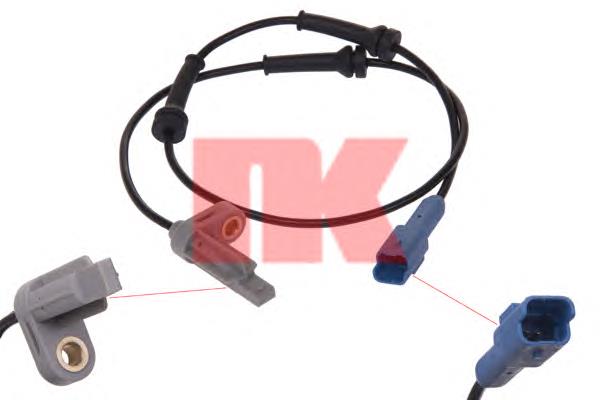 Sensor ABS trasero 4545A3 Peugeot/Citroen