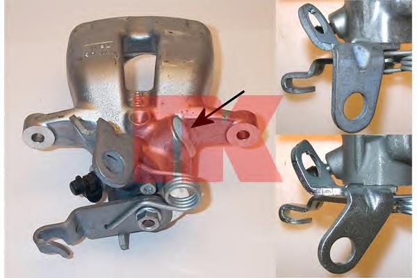 Pinza de freno trasera izquierda NK 2147281