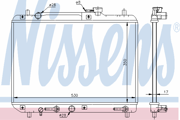 64176 Nissens radiador