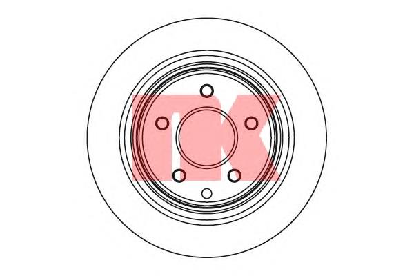 Comprar 312261 NK Disco de freno trasero