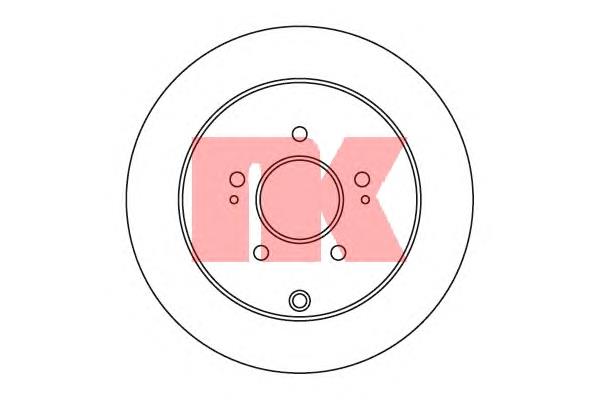 Comprar MN102438 Mitsubishi Disco de freno trasero