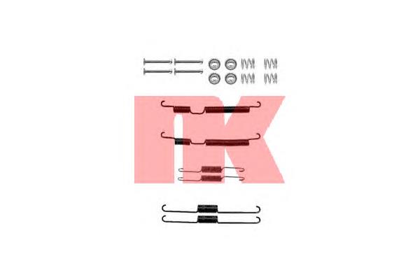 Kit de montaje, zapatas de freno traseras BBK6266 Borg&beck