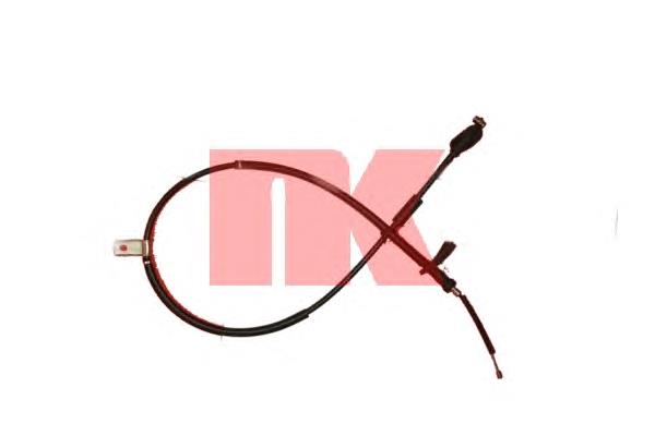 9036126 NK cable de freno de mano trasero izquierdo