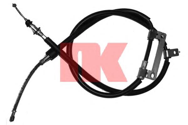 Cable de freno de mano trasero derecho GE4T44410B Mazda