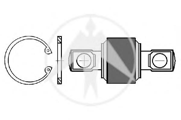 6448 Sidem silentblock para barra panhard trasera