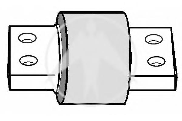 68346 Sidem silentblock para barra panhard trasera