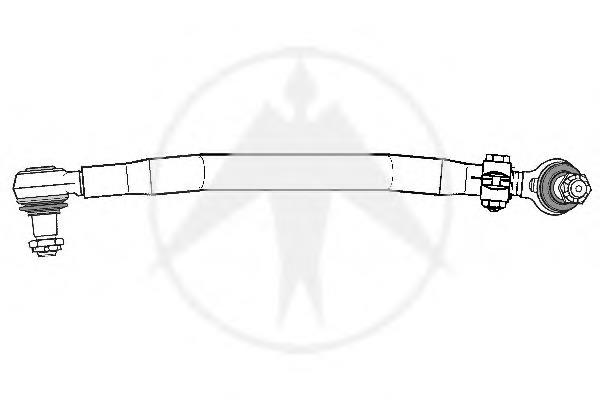 Barra de dirección longitudinal, eje delantero 14431 Sidem
