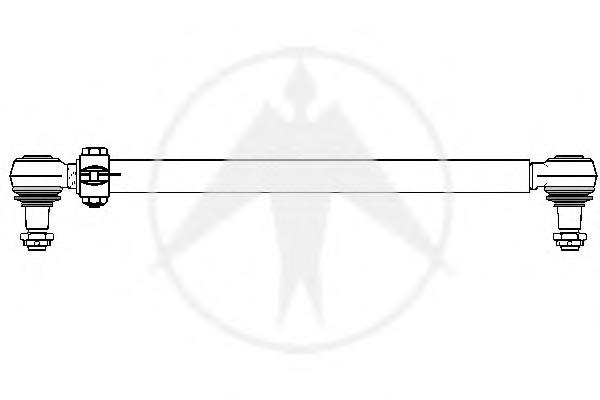 Barra de dirección longitudinal, eje delantero 500031 Sidem