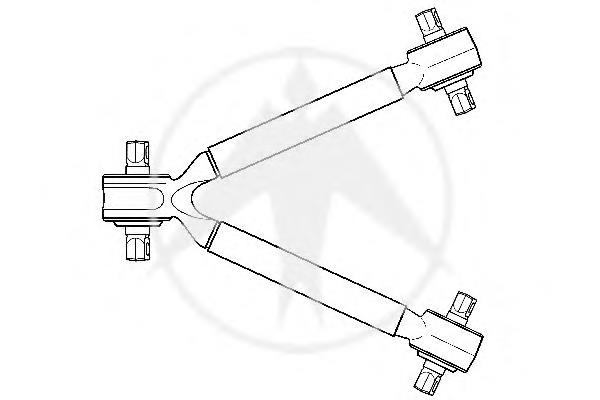 50345 Sidem barra oscilante, suspensión de ruedas, brazo triangular