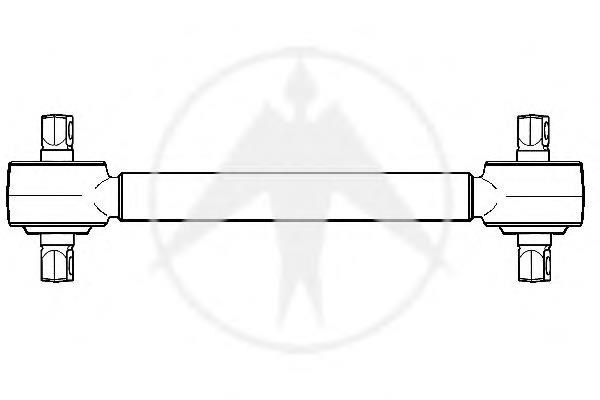 62010000 FAD barra panhard, eje trasero