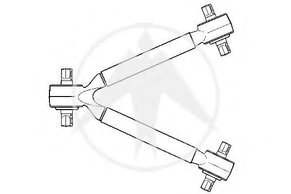44141 Sidem barra oscilante, suspensión de ruedas, brazo triangular
