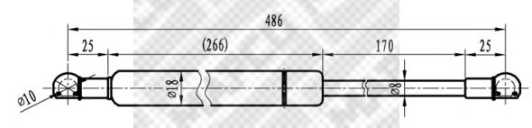 7700772568 France-tech amortiguador de maletero