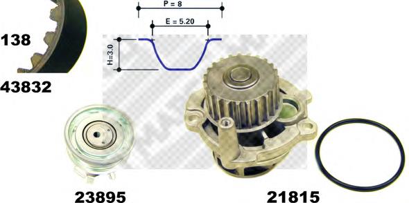 Kit distribución Altea  monovolumen (2006-2015) original desde 96,02 €