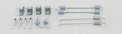 Kit de montaje de zapatas de freno traseras D31044A Autofren