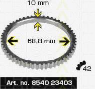 Anillo sensor, ABS 854023403 Triscan