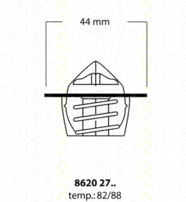 Comprar 86202782 Triscan Termostato