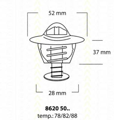 Termostato Triscan 86205082 precio, desde 9,19 EUR