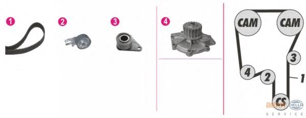 Tensor correa distribución para Ford Kuga CBV