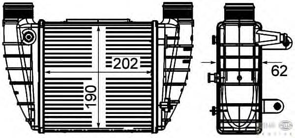 Radiador de aire de admisión FP12T134NF FPS