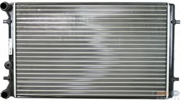 Radiador de água HELLA 8MK376888784