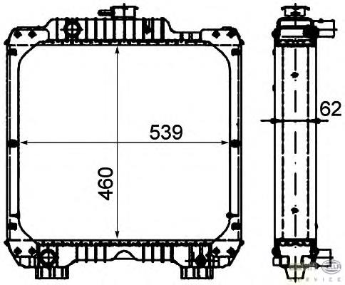54089 NRF Refrigeración del motor