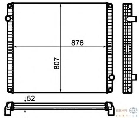 Água radiador NRF 509921 precio, desde 419,66 EUR