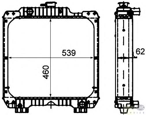 54069 NRF Refrigeración del motor