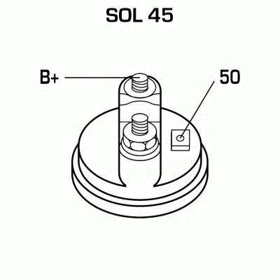 drt2640 Delco Remy motor de arranque