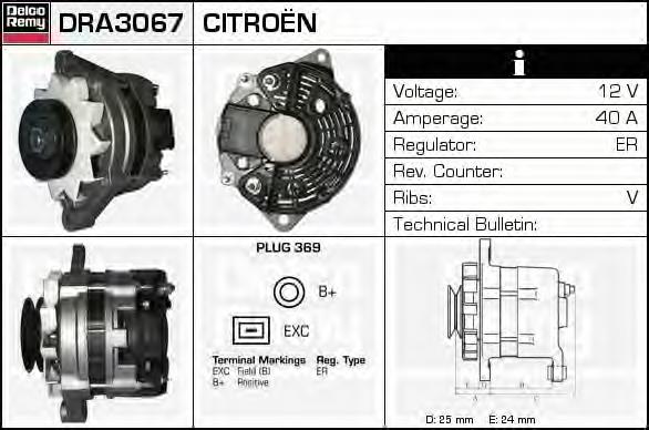 Alternador 7700710342 Renault (RVI)