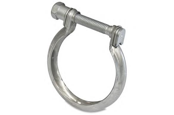Abrazadera de fijación del catalizador a la turbina 171374 Peugeot/Citroen