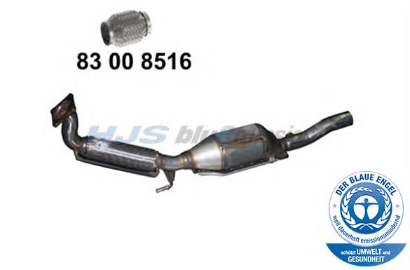 BM91056H BM Catalysts Tubo de admisión del silenciador de escape delantero