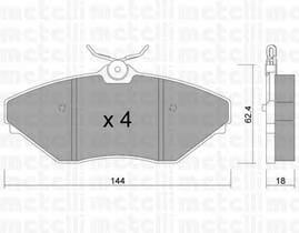 Comprar PA007AF Japan Parts Pastillas delanteras de freno