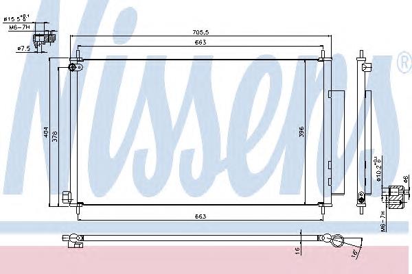 940354 Nissens condensador aire acondicionado