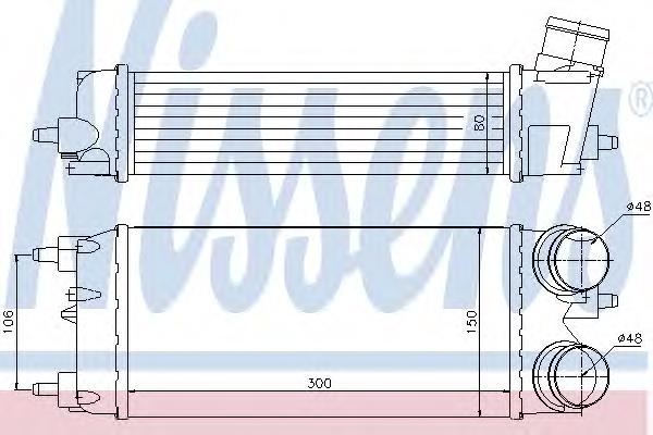 097019N Dasis Radiador de intercooler