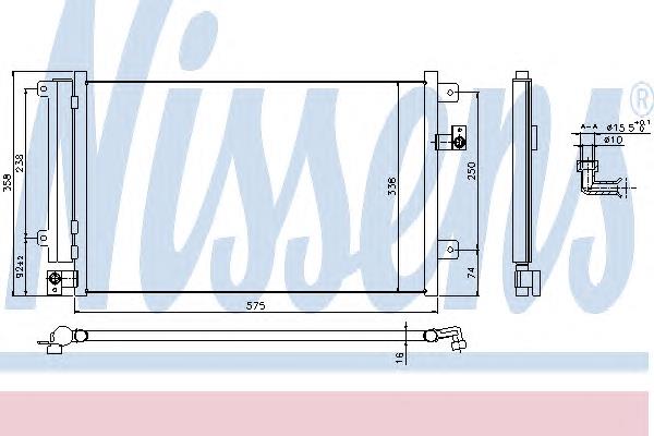 940292 Nissens condensador aire acondicionado