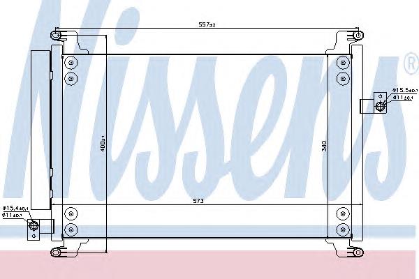 940310 Nissens condensador aire acondicionado