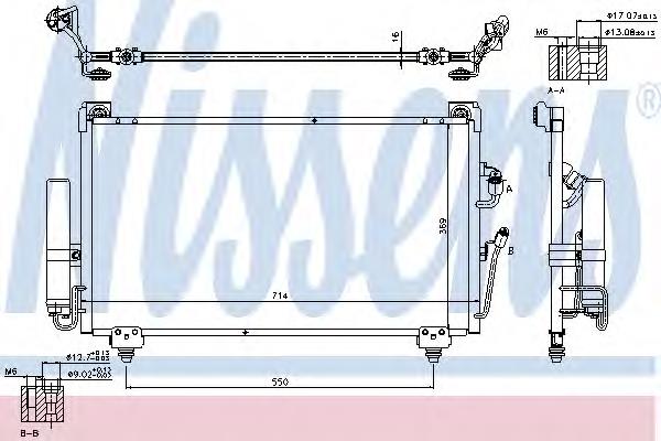 Comprar 940165 Nissens Condensador de aire acondicionado
