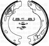 53-0376 Metelli juego de zapatas de frenos, freno de estacionamiento