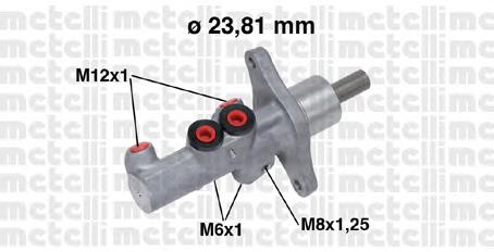 Comprar 050719 Metelli Cilindro maestro de frenos