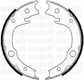 53-0443 Metelli juego de zapatas de frenos, freno de estacionamiento