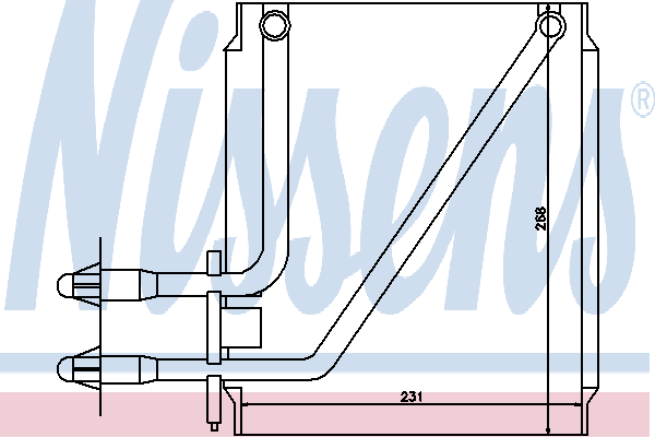 Evaporador, aire acondicionado para Ford Maverick (1N2)