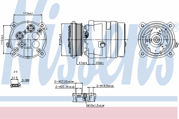 Compresor de ac Fiat/Alfa/Lancia 1135088