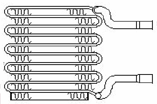 Evaporador, aire acondicionado 92017 Nissens