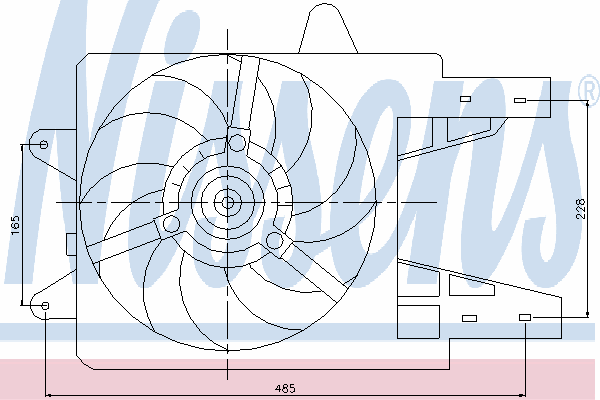 Comprar 85140 Nissens Ventilador de radiador
